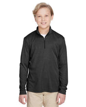 Load image into Gallery viewer, Youth Zone Sonic Heather Performance Quarter-Zip Pullover