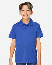 Load image into Gallery viewer, Youth Zone Sonic Heather Performance Polo