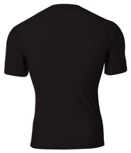 Load image into Gallery viewer, Black Short Sleeve Compression Shirt