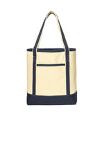 Load image into Gallery viewer, Port Authority ® Large Cotton Canvas Tote. BG413