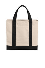 Load image into Gallery viewer, Port Authority ® Cotton Canvas Two-Tone Tote BG429
