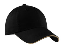 Load image into Gallery viewer, Port Authority ® Sandwich Bill Cap with Striped Closure. C830