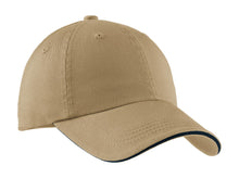 Load image into Gallery viewer, Port Authority ® Sandwich Bill Cap with Striped Closure. C830