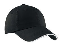 Load image into Gallery viewer, Port Authority ® Sandwich Bill Cap with Striped Closure. C830