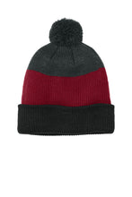 Load image into Gallery viewer, Port Authority ® Cozy Striped Pom Beanie C979