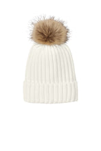 Load image into Gallery viewer, Port Authority ® Faux Fur Pom Beanie C990