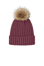 Load image into Gallery viewer, Port Authority ® Faux Fur Pom Beanie C990