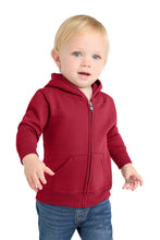 Load image into Gallery viewer, Port & Co ™ Infant Core Fleece Full-Zip Hooded Sweatshirt. CAR78IZH
