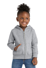 Load image into Gallery viewer, Port & Co ™ Toddler Core Fleece Full-Zip Hooded Sweatshirt. CAR78TZH