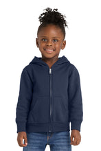 Load image into Gallery viewer, Port & Co ™ Toddler Core Fleece Full-Zip Hooded Sweatshirt. CAR78TZH