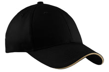 Load image into Gallery viewer, Port Authority ® Cotton Twill Sandwich Bill Cap. CP85