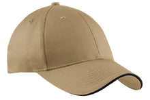 Load image into Gallery viewer, Port Authority ® Cotton Twill Sandwich Bill Cap. CP85
