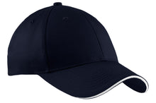 Load image into Gallery viewer, Port Authority ® Cotton Twill Sandwich Bill Cap. CP85