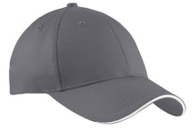 Load image into Gallery viewer, Port Authority ® Cotton Twill Sandwich Bill Cap. CP85