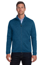 Load image into Gallery viewer, Port Authority ® Sweater Fleece Jacket. F232