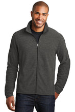 Load image into Gallery viewer, Port Authority ® Heather Microfleece Full-Zip Jacket. F235