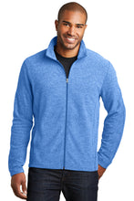 Load image into Gallery viewer, Port Authority ® Heather Microfleece Full-Zip Jacket. F235