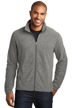 Load image into Gallery viewer, Port Authority ® Heather Microfleece Full-Zip Jacket. F235