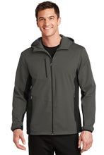 Load image into Gallery viewer, Port Authority ® Active Hooded Soft Shell Jacket. J719