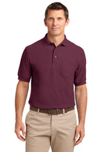 Load image into Gallery viewer, Port Authority ® Silk Touch™ Polo with Pocket. K500P