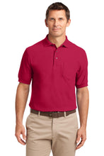 Load image into Gallery viewer, Port Authority ® Silk Touch™ Polo with Pocket. K500P