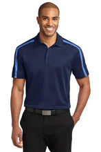 Load image into Gallery viewer, Port Authority ® Silk Touch™ Performance Colorblock Stripe Polo. K547