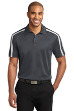 Load image into Gallery viewer, Port Authority ® Silk Touch™ Performance Colorblock Stripe Polo. K547