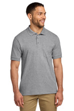 Load image into Gallery viewer, Port & Co ™ Core Blend Jersey Knit Pocket Polo. KP55P