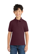 Load image into Gallery viewer, Port & Co ™ Youth Core Blend Jersey Knit Polo. KP55Y