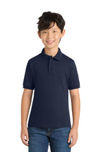 Load image into Gallery viewer, Port & Co ™ Youth Core Blend Jersey Knit Polo. KP55Y