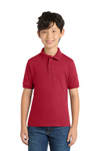 Load image into Gallery viewer, Port & Co ™ Youth Core Blend Jersey Knit Polo. KP55Y