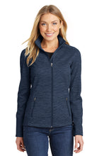 Load image into Gallery viewer, Port Authority ® Women's Digi Stripe Fleece Jacket. L231
