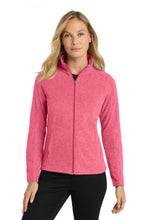 Load image into Gallery viewer, Port Authority ® Women's Heather Microfleece Full-Zip Jacket. L235