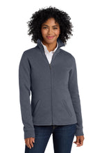 Load image into Gallery viewer, Port Authority ® Women's Slub Fleece Full-Zip Jacket. L293