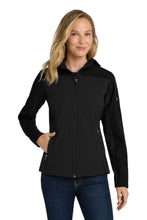 Load image into Gallery viewer, Port Authority ® Women's Hooded Core Soft Shell Jacket. L335