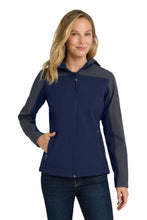 Load image into Gallery viewer, Port Authority ® Women's Hooded Core Soft Shell Jacket. L335