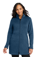 Load image into Gallery viewer, Port Authority ® Women's Arc Sweater Fleece Long Jacket L425