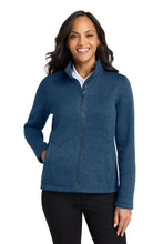 Load image into Gallery viewer, Port Authority ® Women's Arc Sweater Fleece Jacket L428