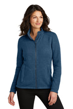 Load image into Gallery viewer, Port Authority ® Women's Arc Sweater Fleece Jacket L428