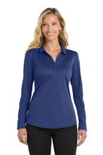 Load image into Gallery viewer, Port Authority ® Women's Silk Touch ™ Performance Long Sleeve Polo. L540LS