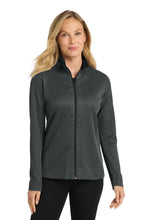 Load image into Gallery viewer, Port Authority ® Women's Vertical Texture Full-Zip Jacket. L805