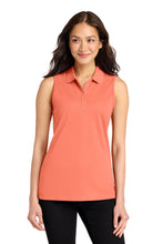 Load image into Gallery viewer, Port Authority ® Women's Dry Zone ® UV Micro-Mesh Sleeveless Polo LK110SV