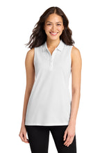 Load image into Gallery viewer, Port Authority ® Women's Dry Zone ® UV Micro-Mesh Sleeveless Polo LK110SV
