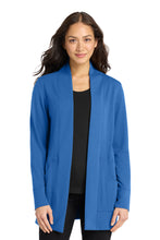 Load image into Gallery viewer, Port Authority ® Women's Microterry Cardigan LK825