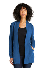 Load image into Gallery viewer, Port Authority ® Women's Microterry Cardigan LK825