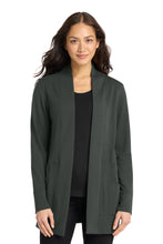 Load image into Gallery viewer, Port Authority ® Women's Microterry Cardigan LK825