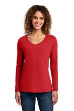 Load image into Gallery viewer, Port & Co ® Women's Long Sleeve Fan Favorite V-Neck Tee. LPC450VLS