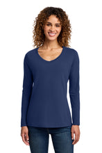 Load image into Gallery viewer, Port & Co ® Women's Long Sleeve Fan Favorite V-Neck Tee. LPC450VLS