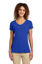 Load image into Gallery viewer, Port & Co ® Women's Fan Favorite V-Neck Tee. LPC450V