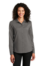 Load image into Gallery viewer, Port Authority ® Women's Long Sleeve Performance Staff Shirt LW401